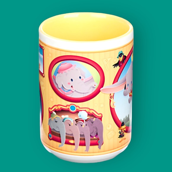 Disney Dumbo The Flying Elephant and Timothy Mouse Coffee Mug Rare Super Cute - Picture 6 of 7